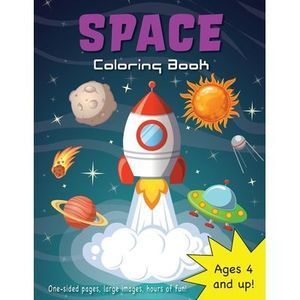 Space Coloring Book for Kids Ages 4-8! -- Engage Books